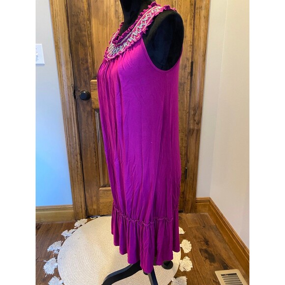 Spence Womens Swimsuit Coverup Dress  Size Small Fuchia  Pool Beach Vacation - Picture 5 of 10